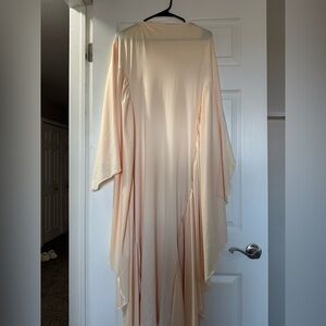 Elegant Cream Butterfly Dress